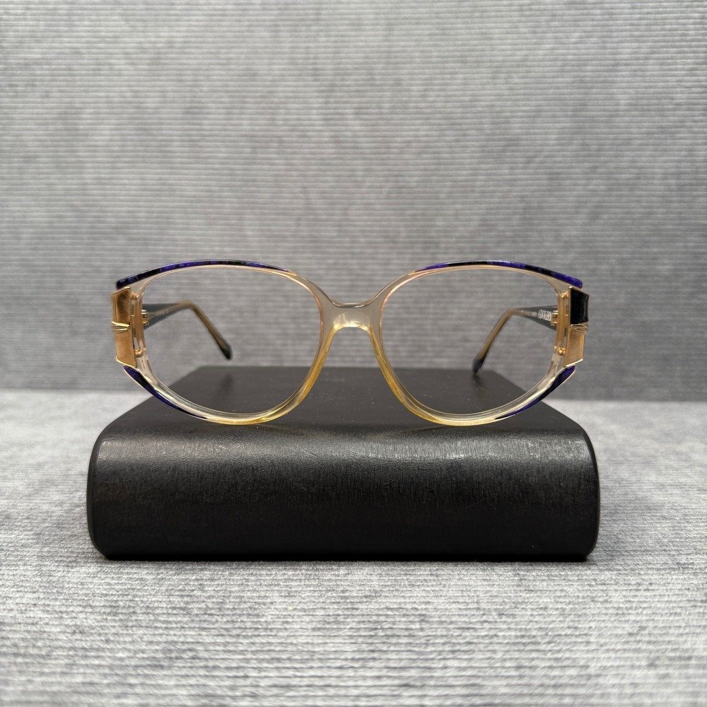 Adolfo Liberty‎ Vintage Eyeglasses Frames Purple Marbled Gold Tone A-701 133